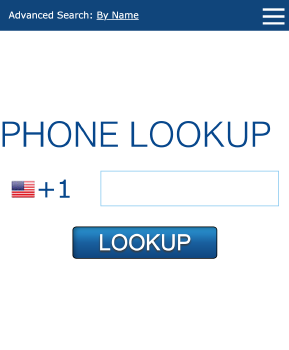 Capture d'écran PhoneLookup.com